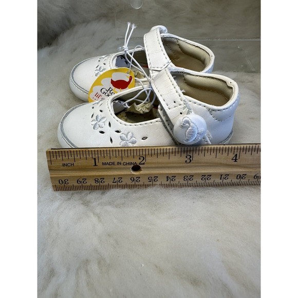 Red Goose Walker Shoes Baby Girl White Infant Layette Sneakers Collectors 3-6 Mo - Picture 13 of 16